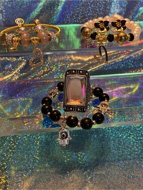 Jewelry Bundle | Hamsa Evil Eye | Hearts | Floral Set